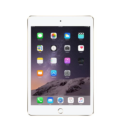  Apple iPad Mini 4 (128GB, Wi-Fi + Cellular, Gold) (Renewed) :  Electronics